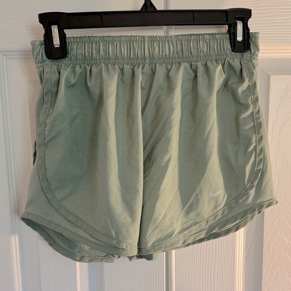 Nike Women's Sage Green Athletic Shorts